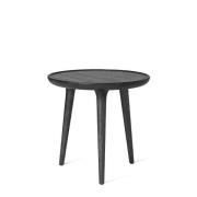 Mater - Accent Side Table Black Stained Oak Small Ø45