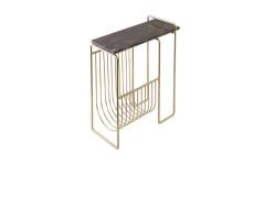 AYTM - Sino Magazine Holder Guld/Brun