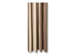 ferm LIVING - Chambray Shower Curtain Carob Brun/Parchment