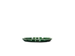 ferm LIVING - Plait Platter Emerald Grøn