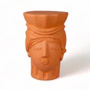 Seletti - Testa Di Moro Woman Stool Terracotta