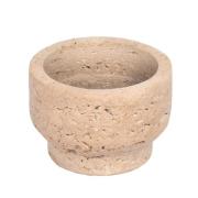 Uyuni - Travertine Lysestage 8x5 cm Desert Beige Lighting