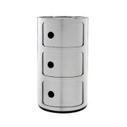 Kartell - Componibili 3 Sidebord Chrome