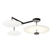 Vibia Flat LED-loftlampe, 4 lyskilder Ø 55 cm hvid