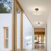 Vibia LED-loftslampe Flat, hvid, Ø 40 cm, DALI-dæmpbar