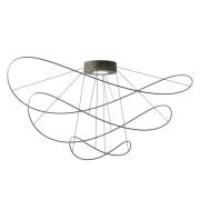 Axolight Hoops 3 LED-loftslampe, sort