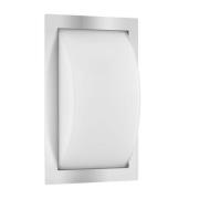 Udendørs LED-væglampe Ivett, stål, sensor