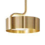 Sound loftslampe, enkelt lys, guld