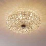 Broche loftlampe med krystaller, Ø 49 cm