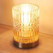 Pauleen Crystal Elegance bordlampe af glas