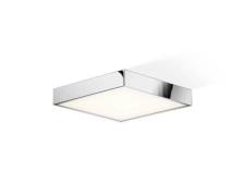 Decor Walther Cut LED-loftlampe, krom, 30x30 cm