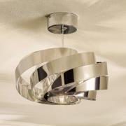 Vento loftslampe, krom nikkelfarvet, Ø 40 cm, metal