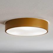 Cleo 400 loftlampe, IP54, Ø 40 cm, guld