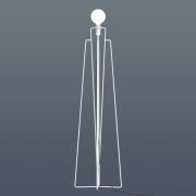 GRUPA Model M1 LED-gulvlampe hvid kabel sort