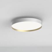 LOOM DESIGN LED-loftlampe Lucia, hvid/guldfarvet Ø 60 cm