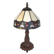 5LL-6108 bordlampe, tiffanystil