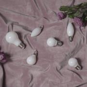 LED-kertepære E14 2.700 K, opal, Ra90 4,7 W