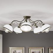 Loftlampe Antica i landlig stil, 5 lyskilder