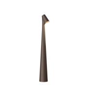 Vibia LED-bordlampe Africa, højde 40 cm, mørkebrun