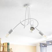 Tarnow loftlampe, 3 lyskilder, hvid