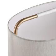 Margot bordlampe, højde 55 cm, beige, guld, hvid