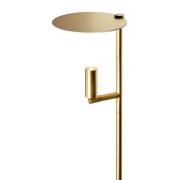 LED-gulvlampe Kelly, justerbar spot, guld/guld