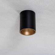 Eye Tone loftslampe, sort/guld