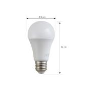 LED-pære, opal, E27, A60, 8.2W, 2700K, 1521 lumen