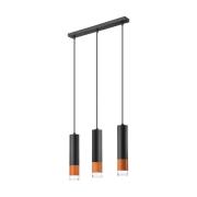 Envostar Fida hængelampe, 3 lyskilder, sort