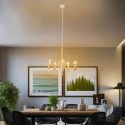 Envostar Joiy lysekrone, 5 lyskilder, hvid