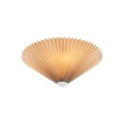 Plisado loftslampe, beige, Ø 42 cm