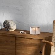 Nutalis LED-bordlampe, dune beige, IP54, dæmpbar