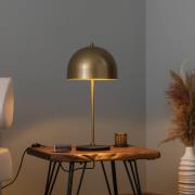 Can NT-134 bordlampe, guld, halvrund skærm