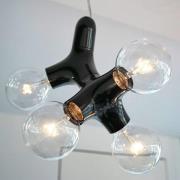 DNA Designer-pendellampe DOUBLE-5, sort