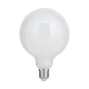 LED-globepære E27 9W G125 2.700 K opal, kan dæmpes