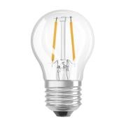 OSRAM LED-dråbepære E27 2,5W 827 klar