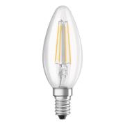 OSRAM LED-kertepære E14 4 W Classic B 2.700 K klar