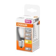 OSRAM Classic P LED-pære E27 1,5 W 2.700 K mat