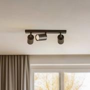 Loftspot Zoom, 3 lyskilder, sort