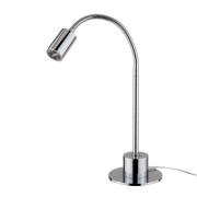 Skinnende LED-bordlampe i krom Karen