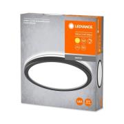 LEDVANCE Orbis Ultra Slim, sort, Ø 23,5 cm