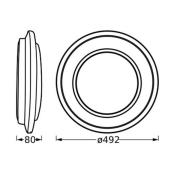 Ledvance Orbis Berlin LED-loftslampe sort 49 cm