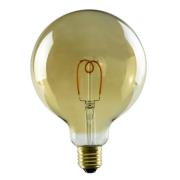 SEGULA LED-globe E27 3,2W G125 1.900 K guld dæmpes