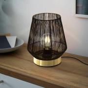 Bordlampe Escandidos, sort/guld