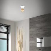 Tepel loftlampe til badet IP44 E27 hvid