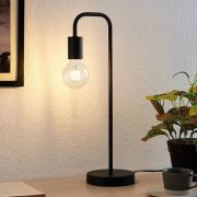 Lindby Erivana bordlampe, metal, sort