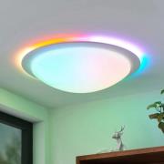 Lindby Aurela LED-loftlampe, CCT, RGB Ø 58,5 cm