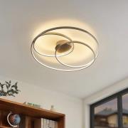 Lindby Kateryna LED-loftlampe, nikkel