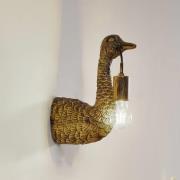 Lindby væglampe Nirvathia, buket, messingfarvet, metal