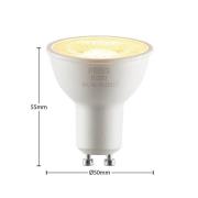 LED-reflektor GU10 5 W 2.700 K 60° sæt med 10 stk